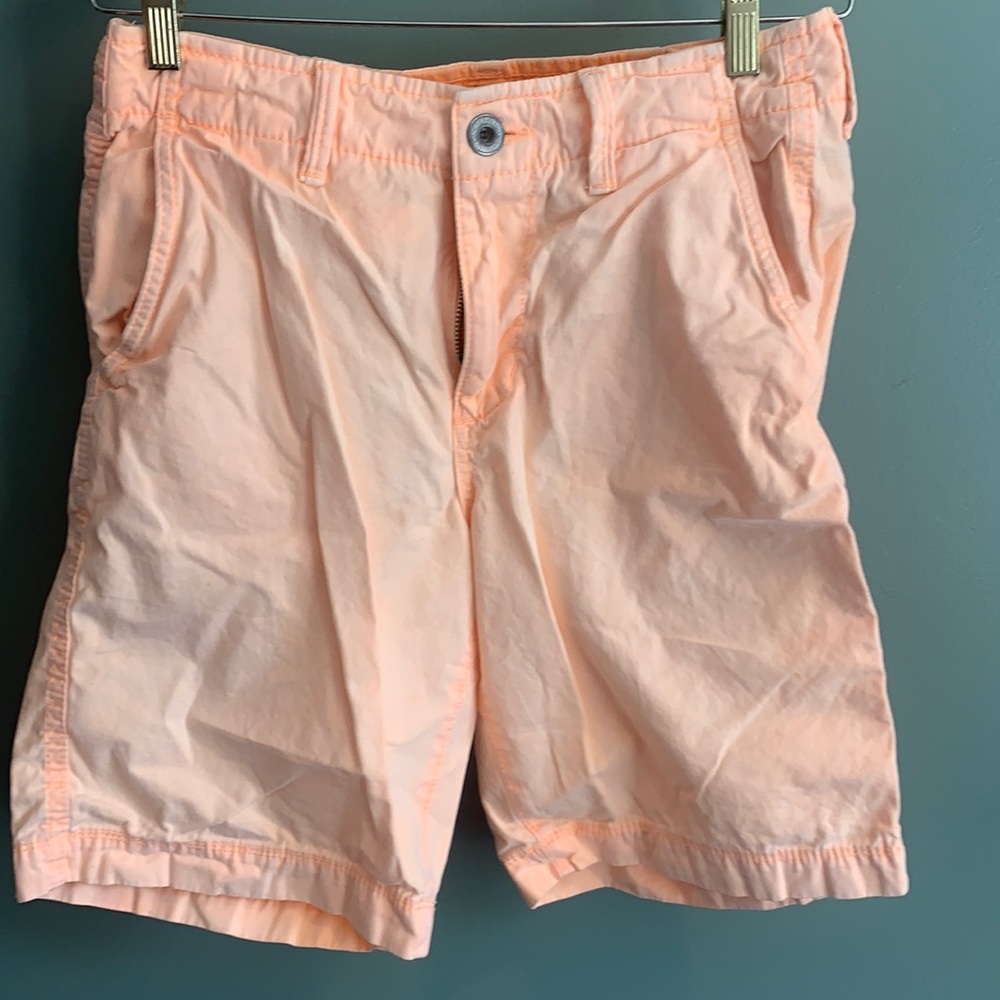 American eagle orange shorts size 29